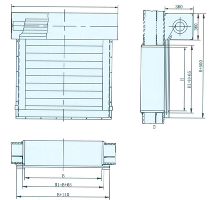 Mua Cửa trập con lăn cách nhiệt trong 2 giờ A0 Cửa trập con lăn chống cháy sản xuất trực tuyến